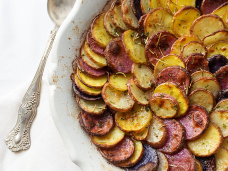 Slow Cooker Scalloped Potatoes & Ham