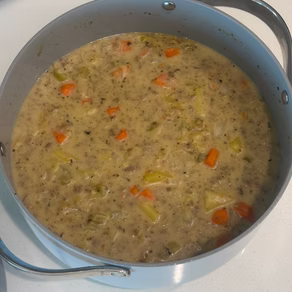 Cheeseburger Soup